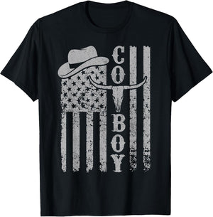 Western Country Men Teen Boy Kid Rodeo Southern Retro Cowboy