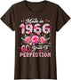 60 Year Old Made in 1966 Floral 60th Birthday Women