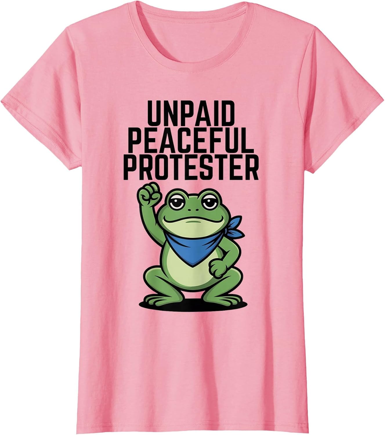 Frog Protest Unpaid Peaceful Protester Frogs Together Unity