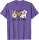 Girls Cute Funny Peace Love Maltese Lover
