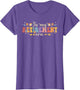 Groovy Retro in My Retirement Era Funny Teacher Retired 2025