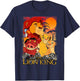 Disney Lion King Happy Group Shot Sunset Vintage Poster
