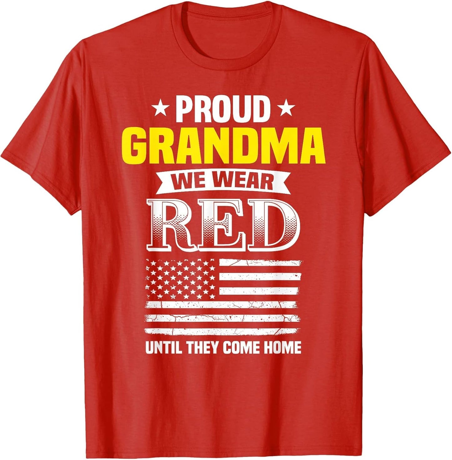 Proud Grandma of Deployed Grandson Red Friday Shirt