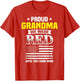 Proud Grandma of Deployed Grandson Red Friday Shirt