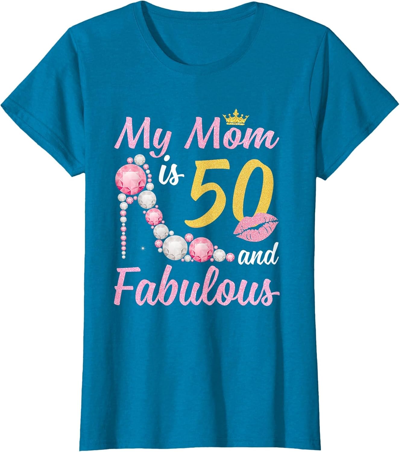50 and Fabulous Mom Crown Chapter 50th Birthday