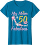 50 and Fabulous Mom Crown Chapter 50th Birthday