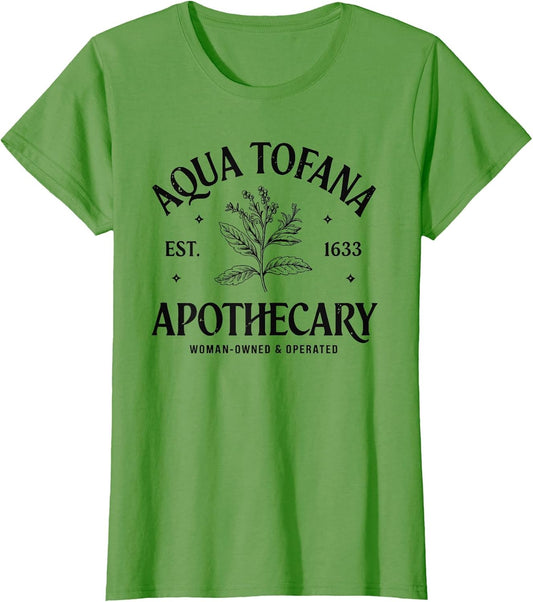 Funny Feminist Aqua Tofana Apothecary Vintage Apparel