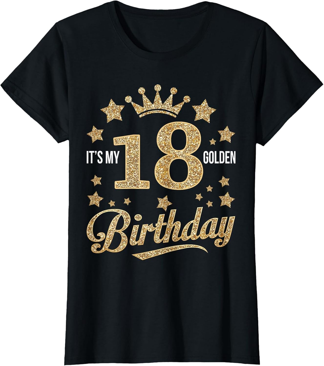 It's My 18th Golden Birthday 18 Year Old Bday Groovy