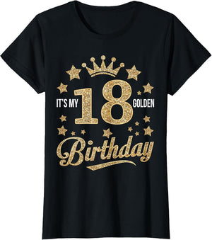 It's My 18th Golden Birthday 18 Year Old Bday Groovy
