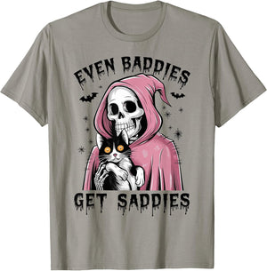 Even Baddies Get Saddies Skull Cat Internet Memes Funny Meme