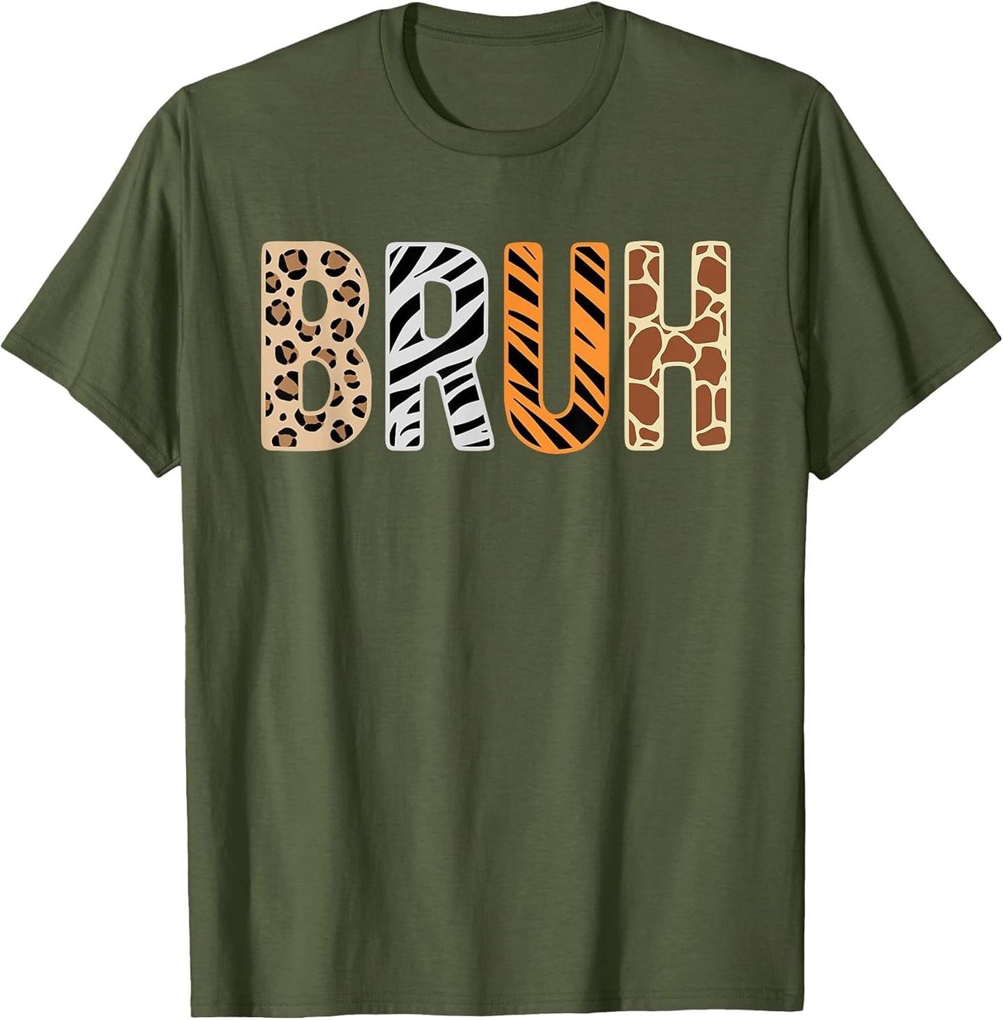 Safari Animals Wildlife Zookeeper Funny Bruh Boys Teens