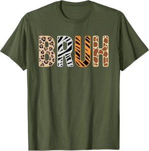 Safari Animals Wildlife Zookeeper Funny Bruh Boys Teens