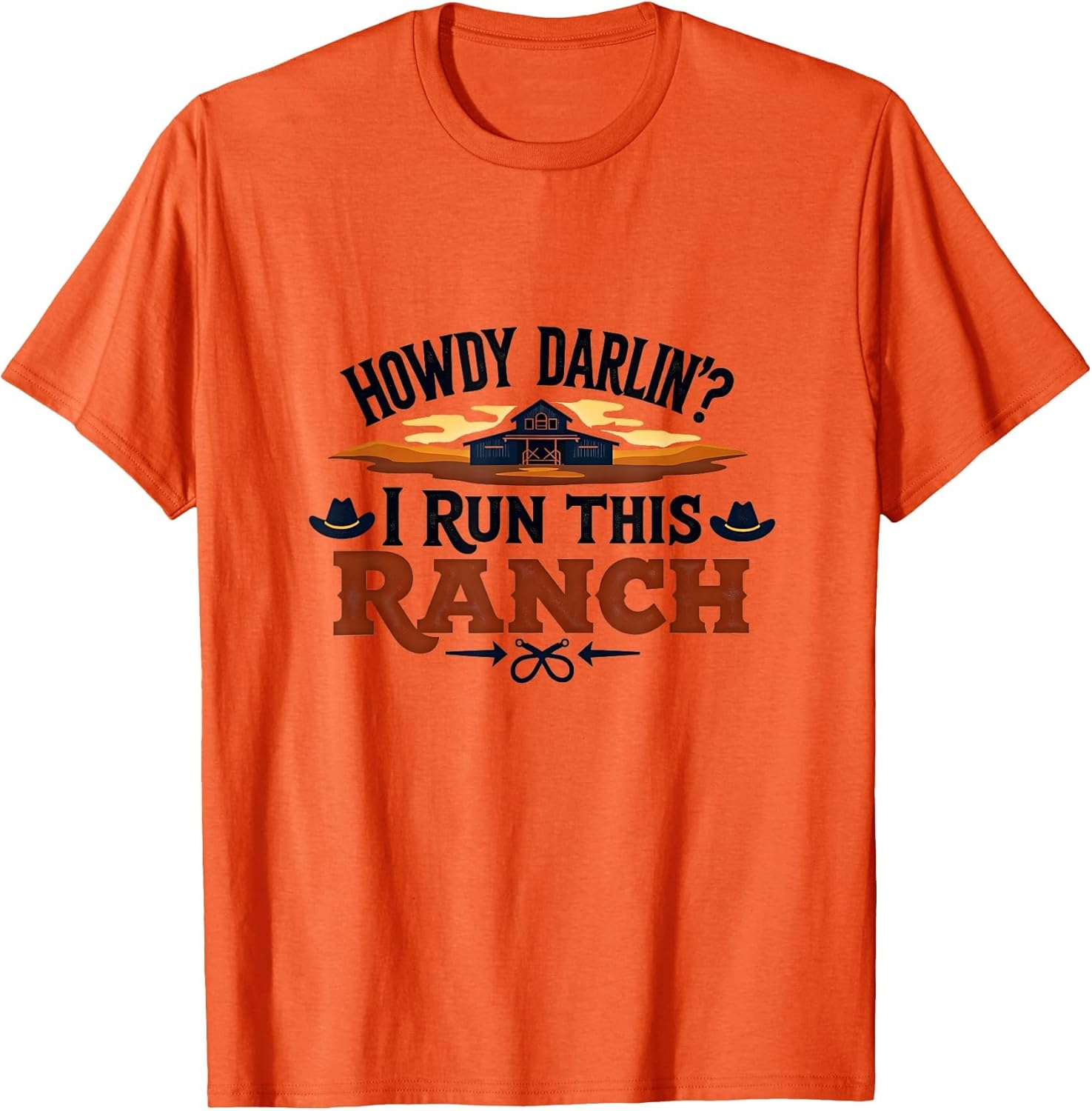 Howdy Darlin' Ranch Boss Women Cowgirl Western Saying