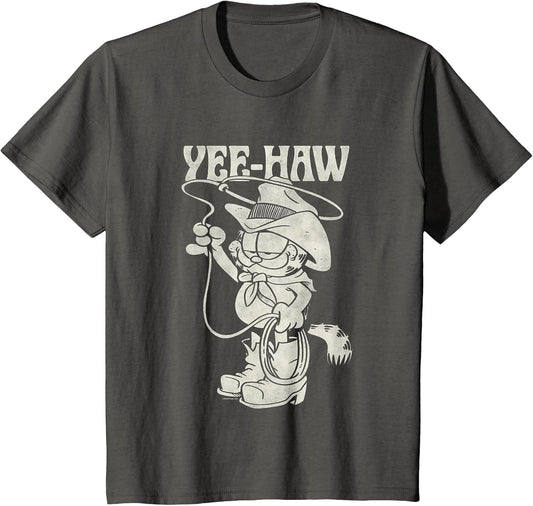 Garfield Cowboy Yee-Haw Vintage Retro Big Chest Portrait