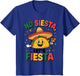 Funny No Siesta Let's Fiesta Cinco Mayo Taco Men Boy Toddler