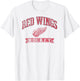 Detroit Red Wings Vintage Hockey White Officially Licensed