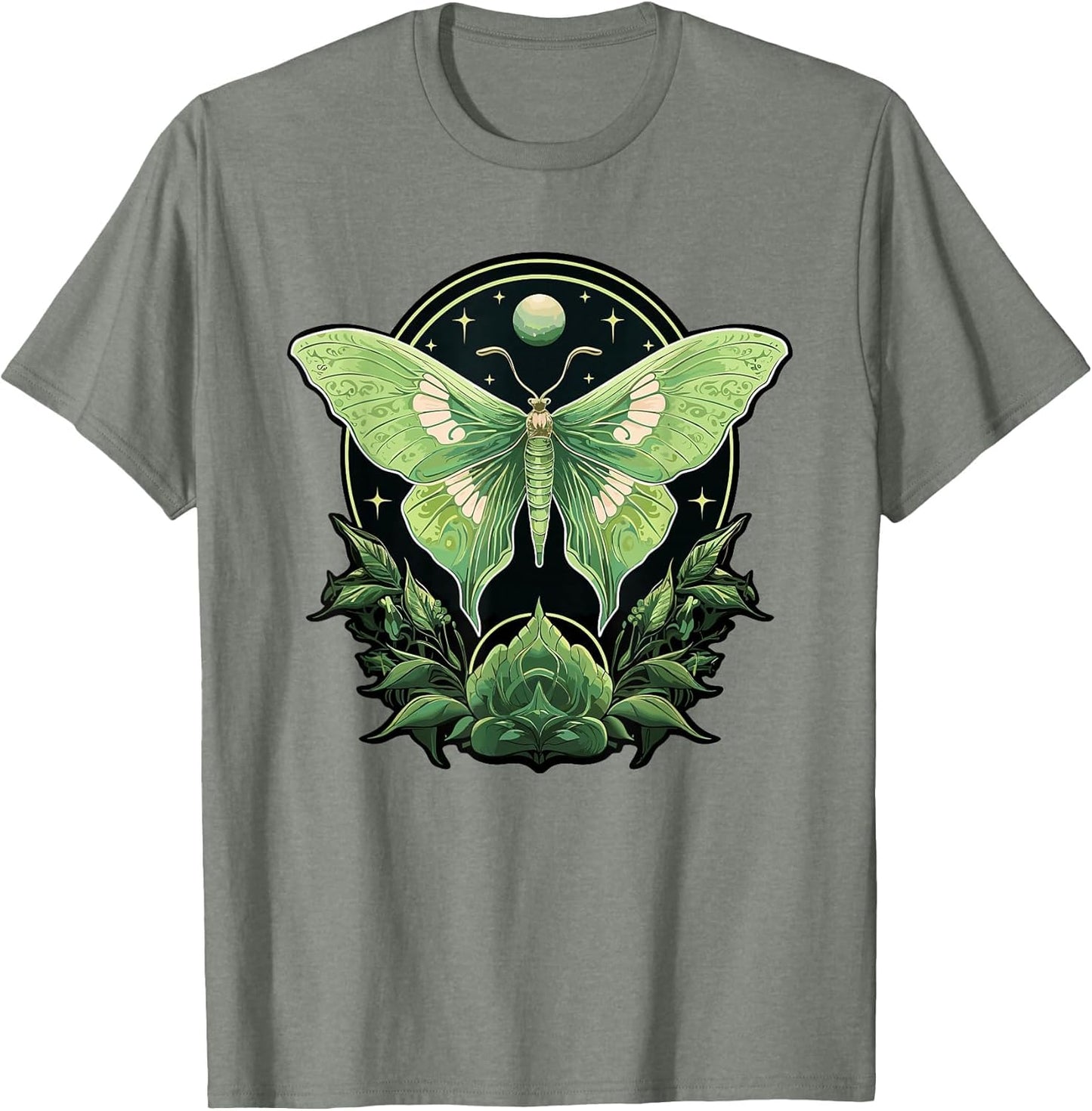 Luna Moth Insect Lover Witchy Aesthetic Moon Fairycore