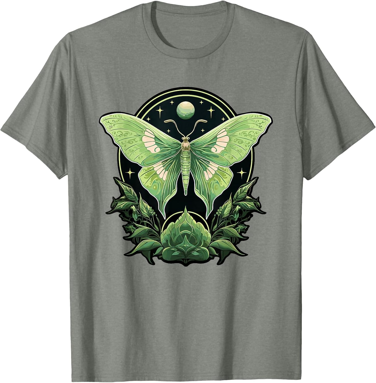 Luna Moth Insect Lover Witchy Aesthetic Moon Fairycore