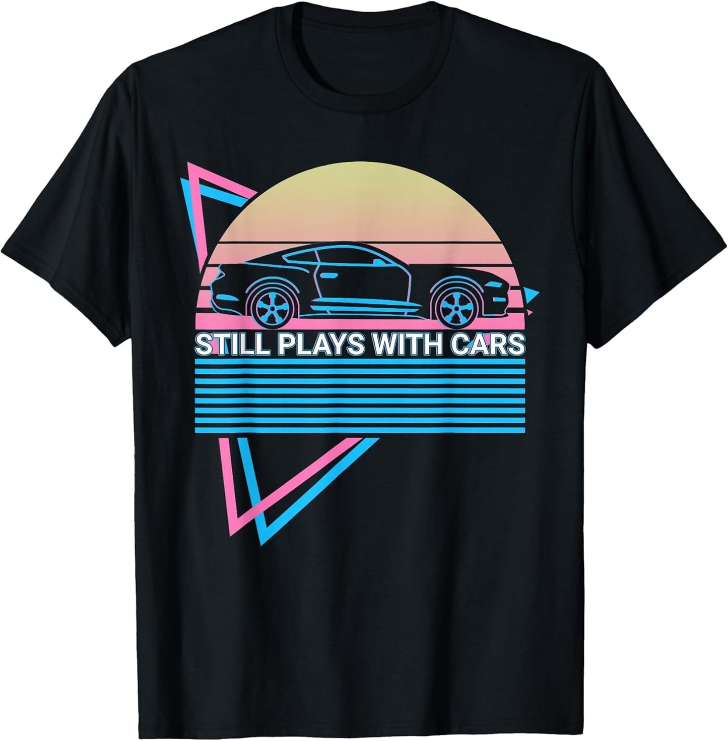 Funny Car Retro Still Plays with Cars