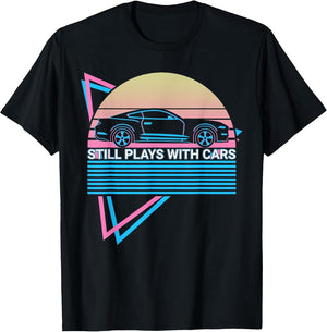 Funny Car Retro Still Plays with Cars