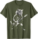 Cat Playing Guitar Rock Music Band Cool Graphic Vintage