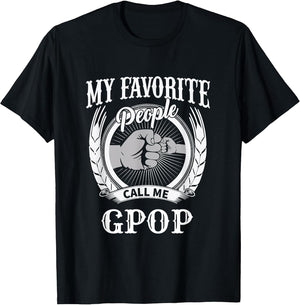 My Favorite People Call Me Gpop Fist Bump Special Grandpa