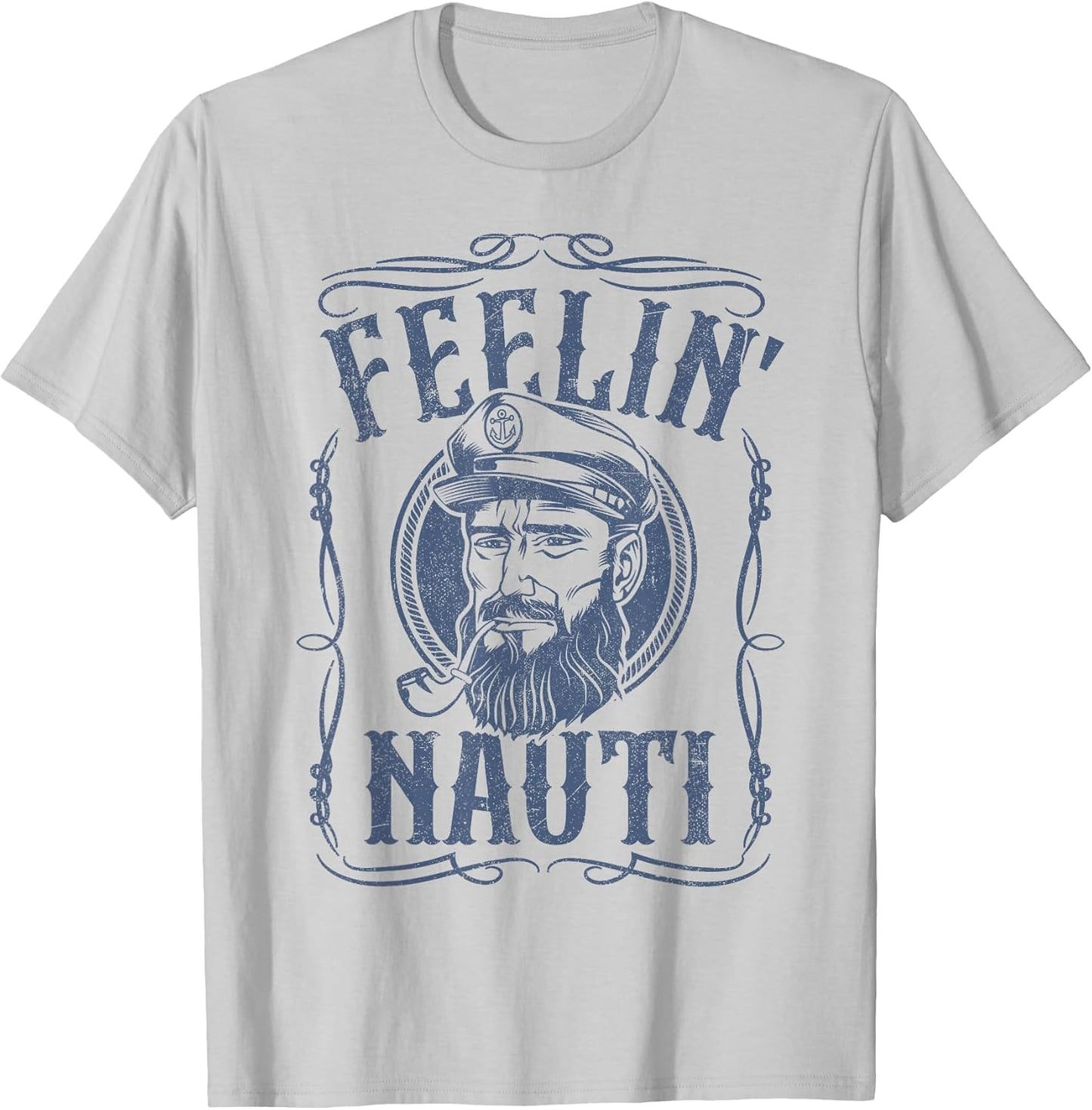 Funny Feelin Nauti Boat Captain Pontoon Sailing Sailor Gift
