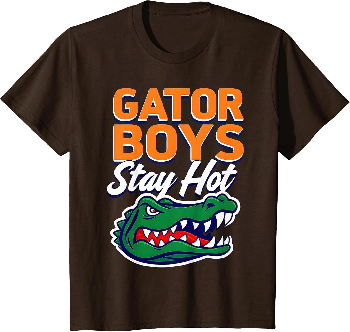 Gator Boys Stay Hot Bold Retro Alligator Graphic Design