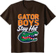 Gator Boys Stay Hot Bold Retro Alligator Graphic Design
