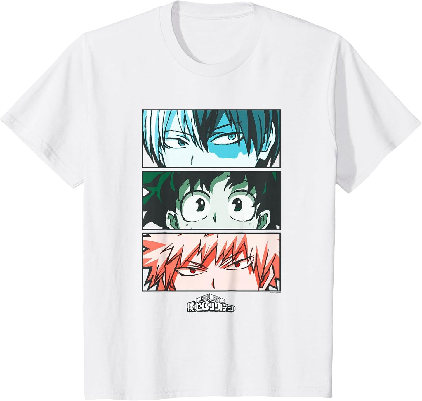 My Hero Academia Todoroki Deku Bakugo Eyes Anime