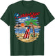 Puerto Rico Beach Puerto Rican Flag Retro Vintage 70s Sunset