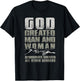 Vintage God Created Man & Woman Democrats Created All Other