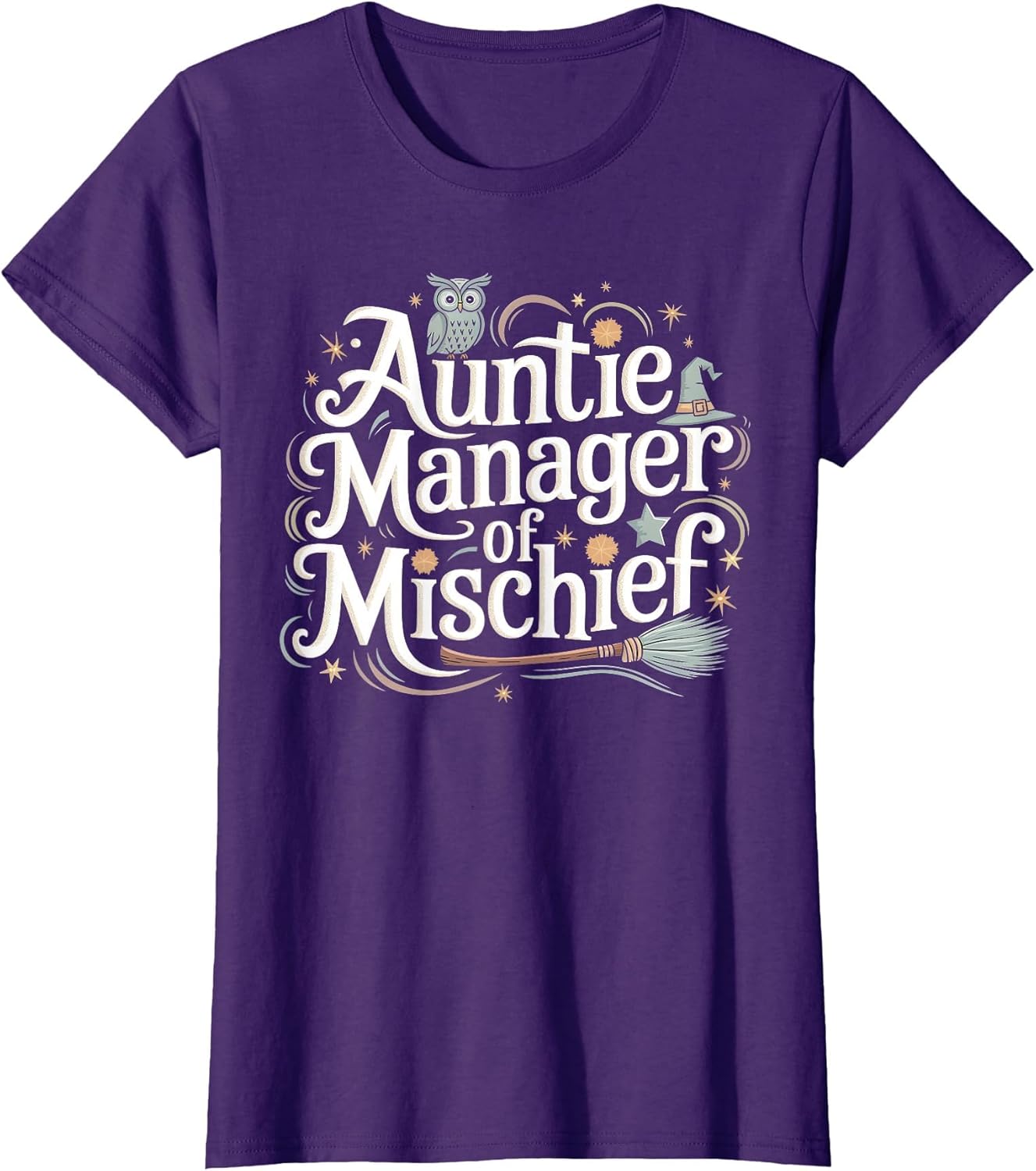 Funny Auntie Manager of Mischief Family Matching Best Aunt