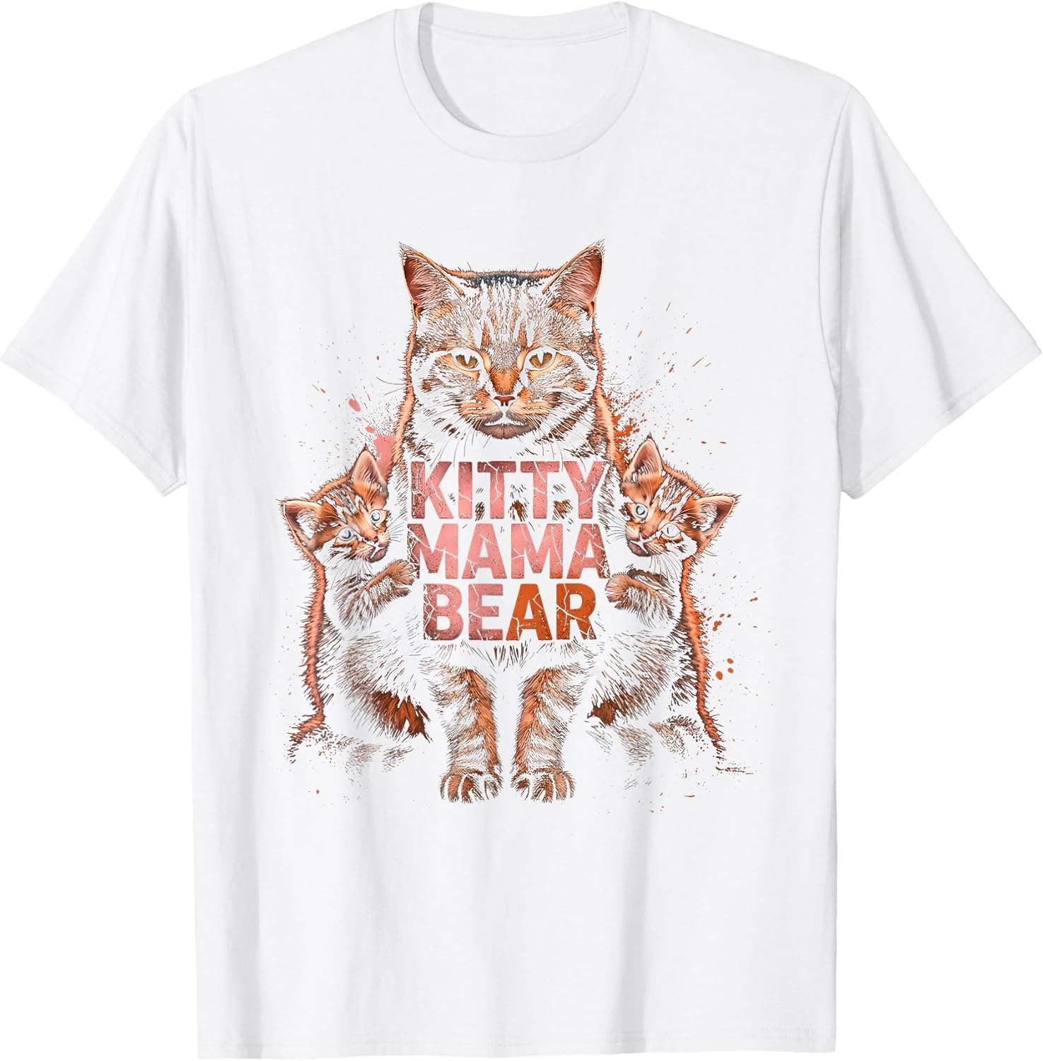 Kitty Mama Bear Cat Mom Graphic Design