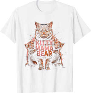 Kitty Mama Bear Cat Mom Graphic Design