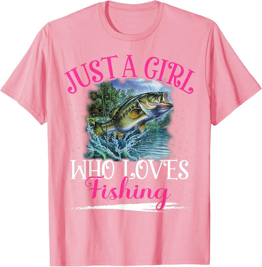 Just A Girl Who Loves Fishing Girls
