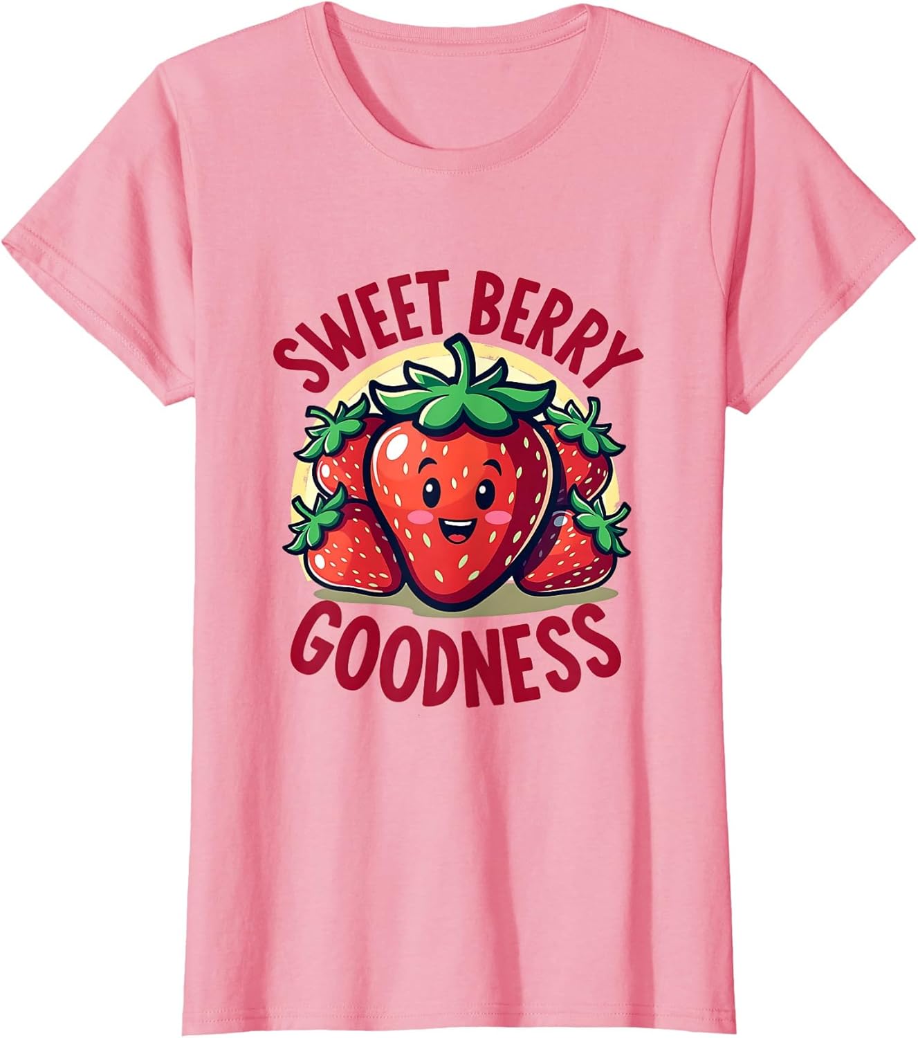 Sweet Berry Goodness Strawberry Graphic Design