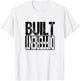 Motivational Hustle Built Different Grind Execution whte