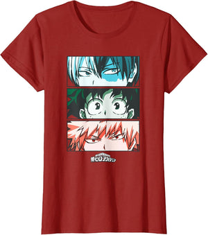 My Hero Academia Todoroki Deku Bakugo Eyes Anime