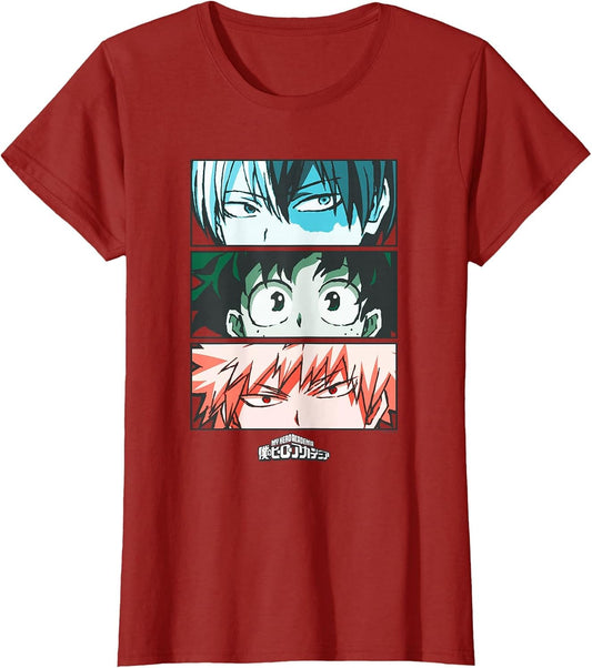 My Hero Academia Todoroki Deku Bakugo Eyes Anime