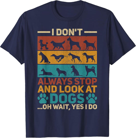 Types of Dog Vintage Animal Dog Lover Outfit Funny Dog Owner