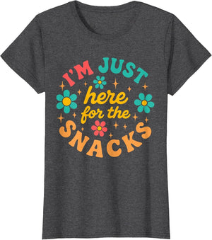 Cute Just Here for The Snacks Funny Food Lover