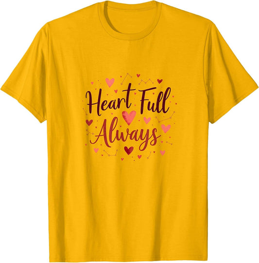 Heart Full Always Conversation Heart Design