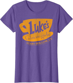 Gilmore Girls Luke's Diner Stars Hollow Distressed Sign