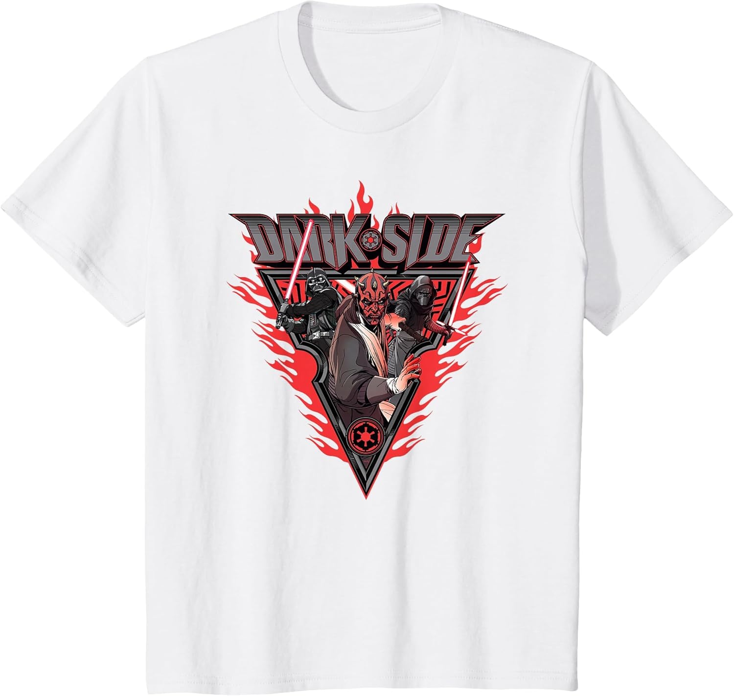 Kids Star Wars Dark Side Darth Vader Darth Maul Kylo Ren Flames