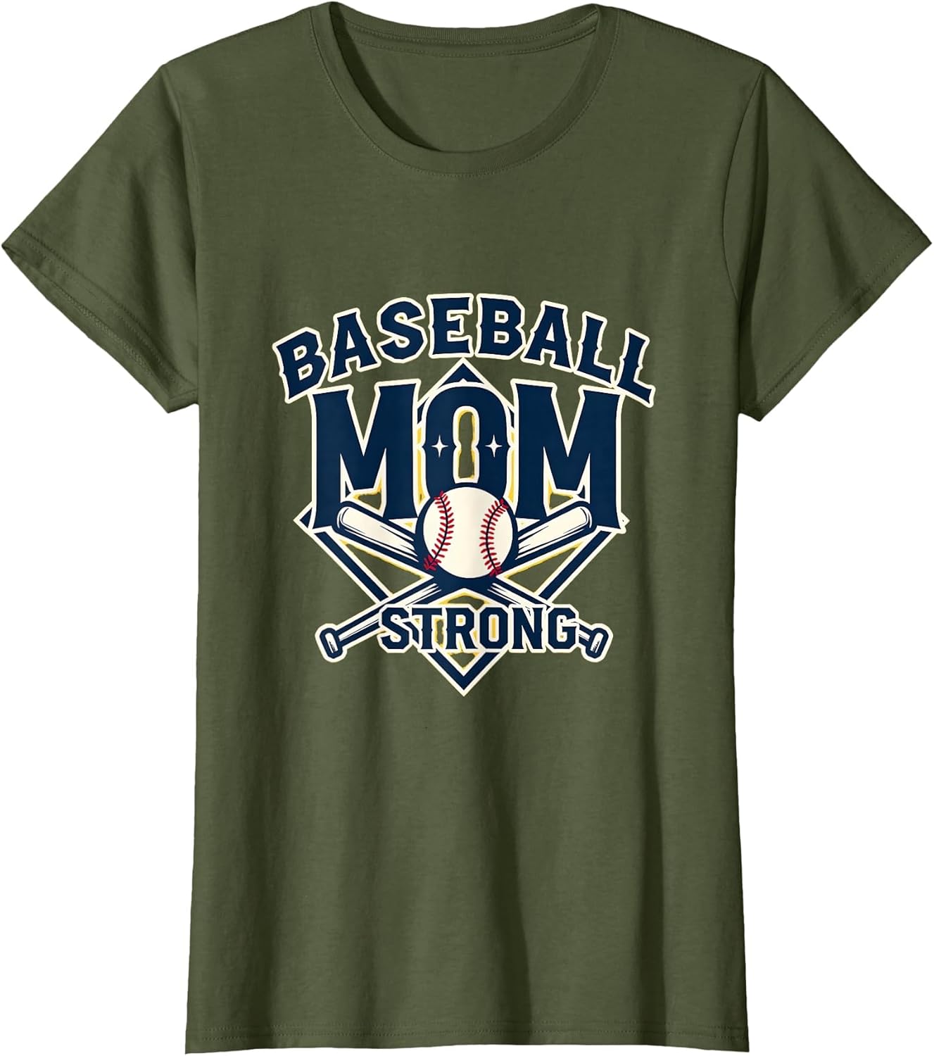 Baseball Mom Strong Graphic Design