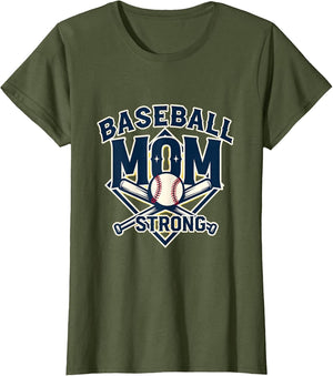 Baseball Mom Strong Graphic Design