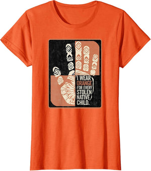 I Wear Orange for Every Stolen Native Child Awareness Shirt