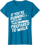 Running Girl Humor Design Funny Runner