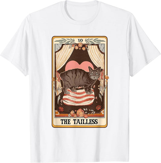 The Tailless Tarot Card Manx Cat Lover Manx Cat Mom Cat Dad